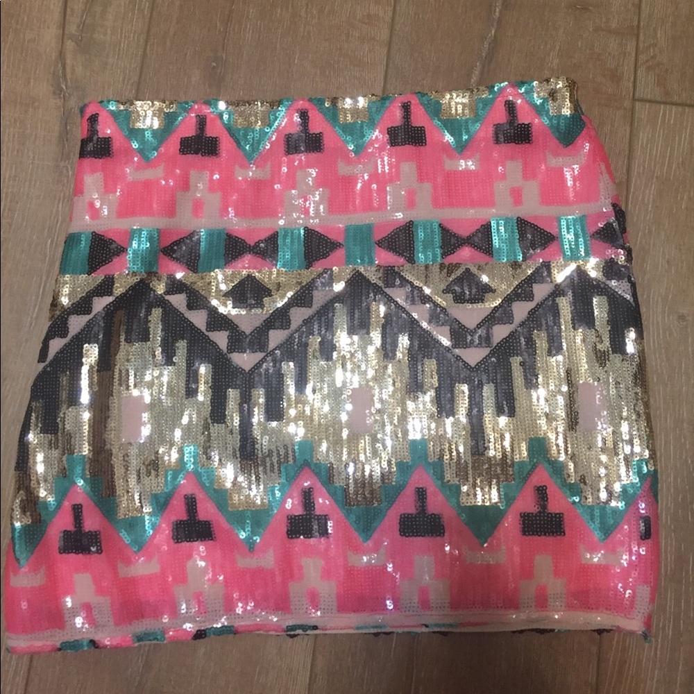 Sequin skirt