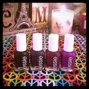 Bundle of 4 Essie nail polishes