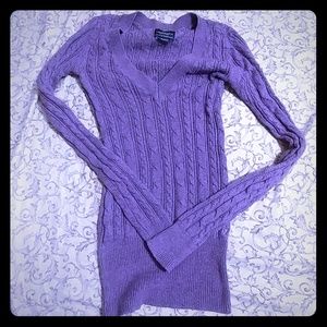 Purple AEO sweater