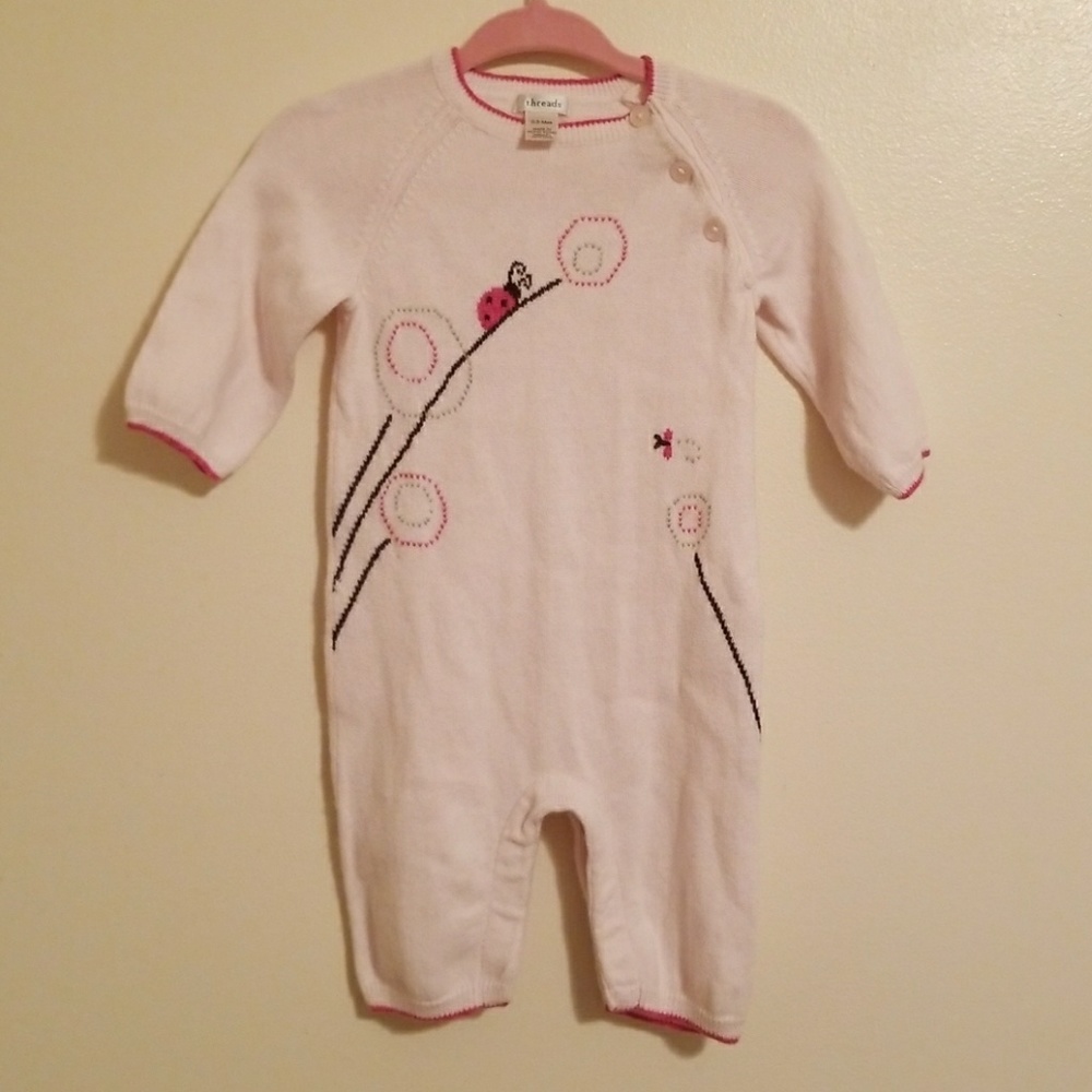 Pottery Barn Threads ladybug romper