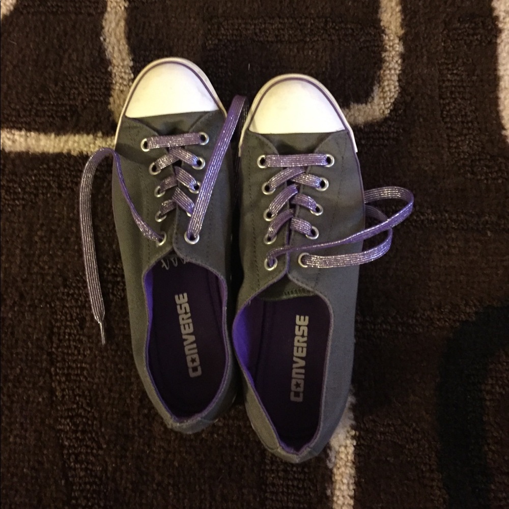 Purple Converse
