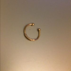 14k faux septum piercing ring