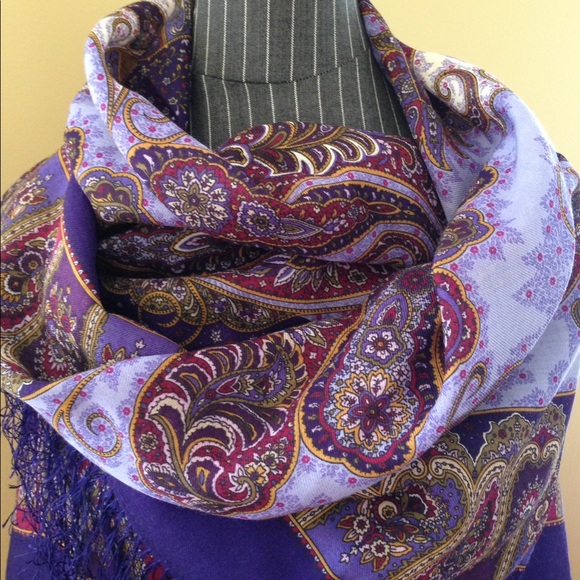 Exclusive Russian shawl. 100% wool - Picture 5 of 8