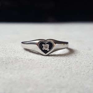 Sterling Silver Heart Ring