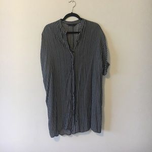 Zara Stripes Blouse Dress