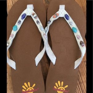 🐚Buyamba Soles "Elli" Leather Sandals Sz:9 🐚NWOT