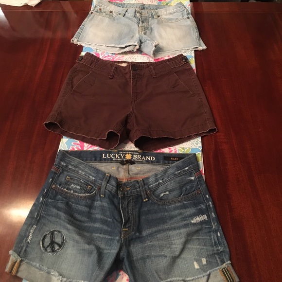 Lucky Brand Pants - Lucky Brand Jeans lot of 3 shorts (26/27)