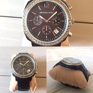 Michael Kors - Black Acrylic Watch