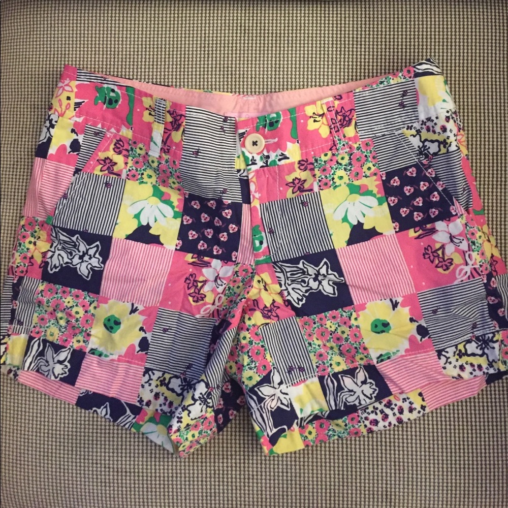 Patchwork Lilly Pulitzer shorts