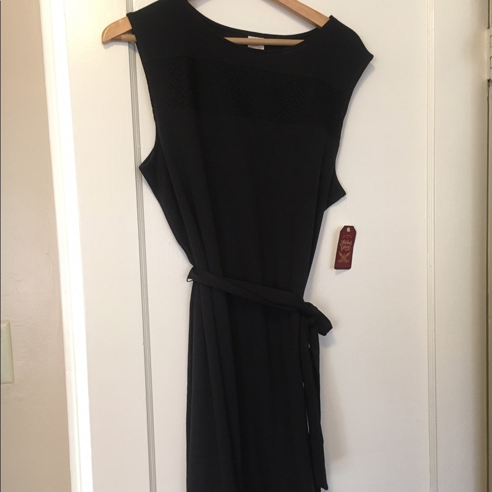 Black cocktail dress