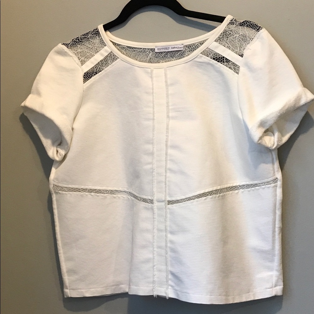 Zara White Tshirt