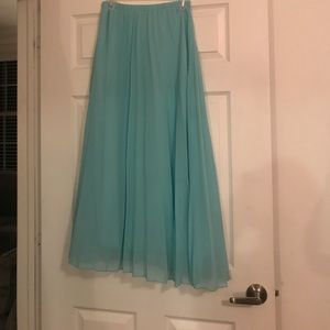 Baby blue summer skirt