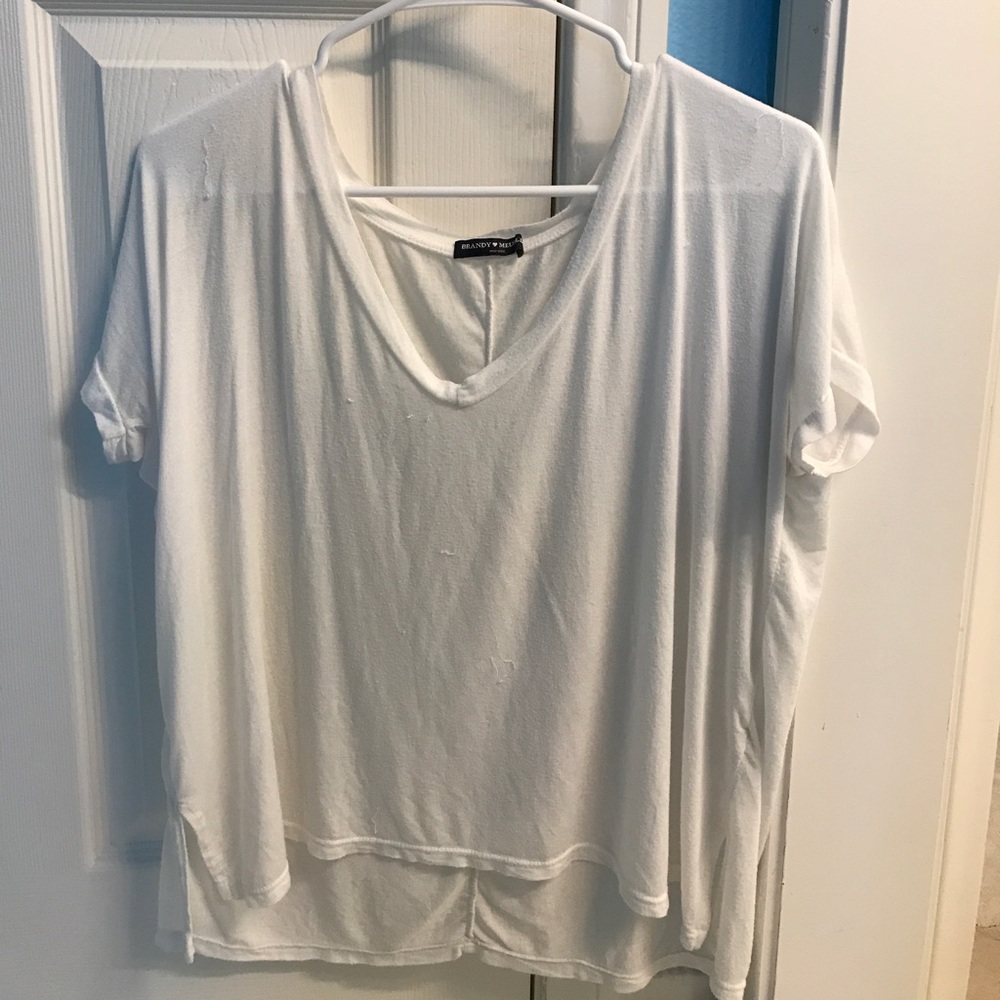 Loose white tee BRANDY MELVILLE
