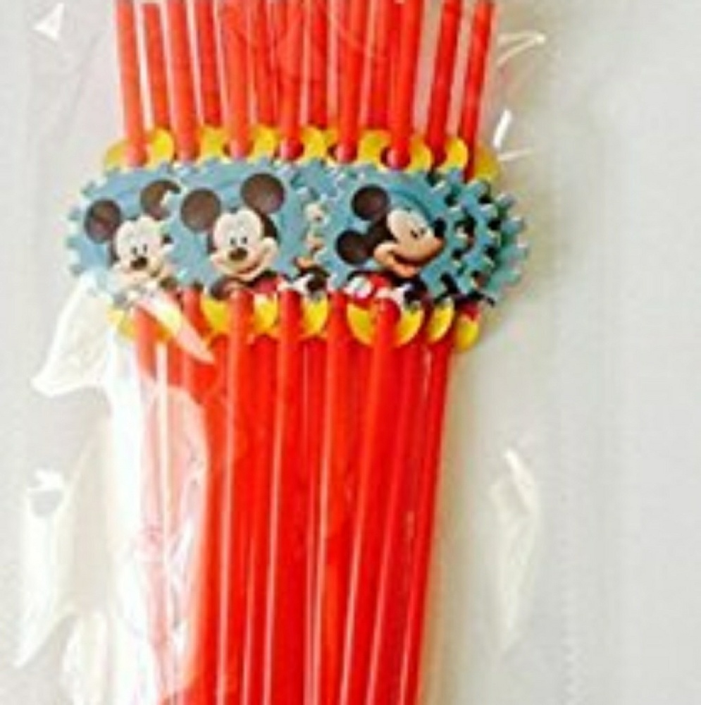 Mickey Mouse Straws