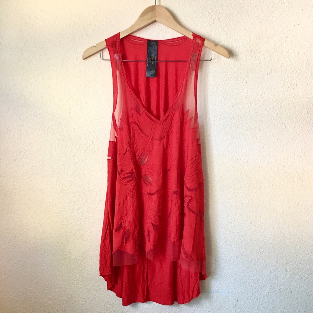 Free People 🎪 New Romantics Cutout Hi Low Dress