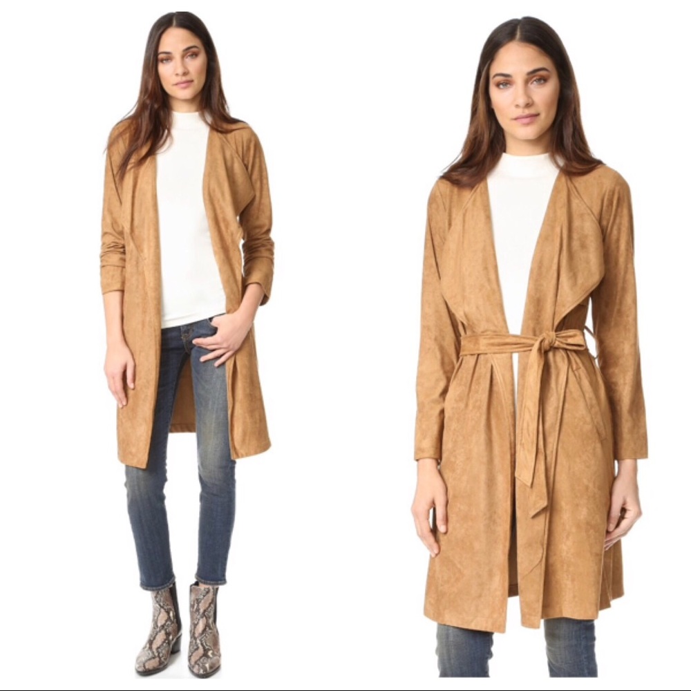 🎉🌲1 LARGE🌲🎉BB Dakota Dennings Faux Suede Coat - Picture 2 of 6