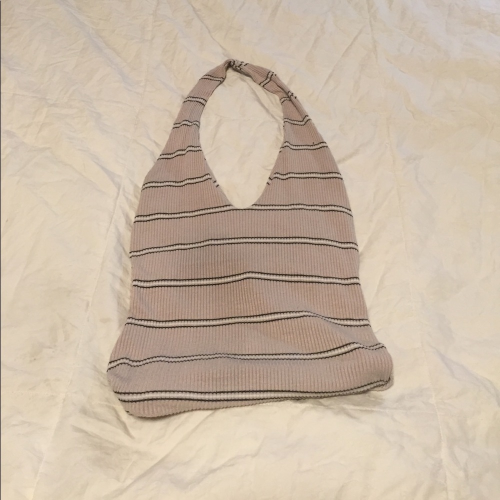 L.A. Hearts Tan Striped Onesie