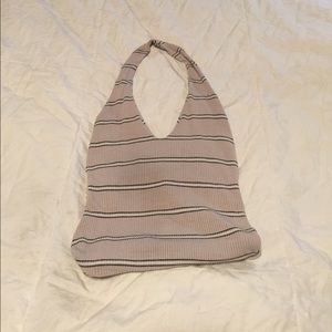 L.A. Hearts Tan Striped Onesie