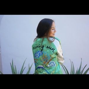 SCOTCH & SODA iconic satin bomber jacket