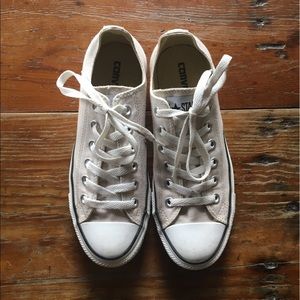 Classic White Low-top converse all star shoes