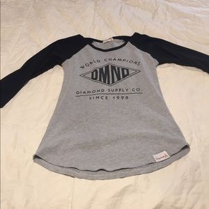 Quarter Sleeve Diamond Supply Co. T-Shirt