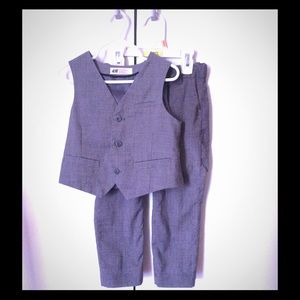 2-3 years H&M toddler suit vest and pants EUC