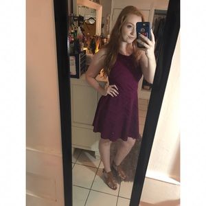 Magenta Fit and Flare