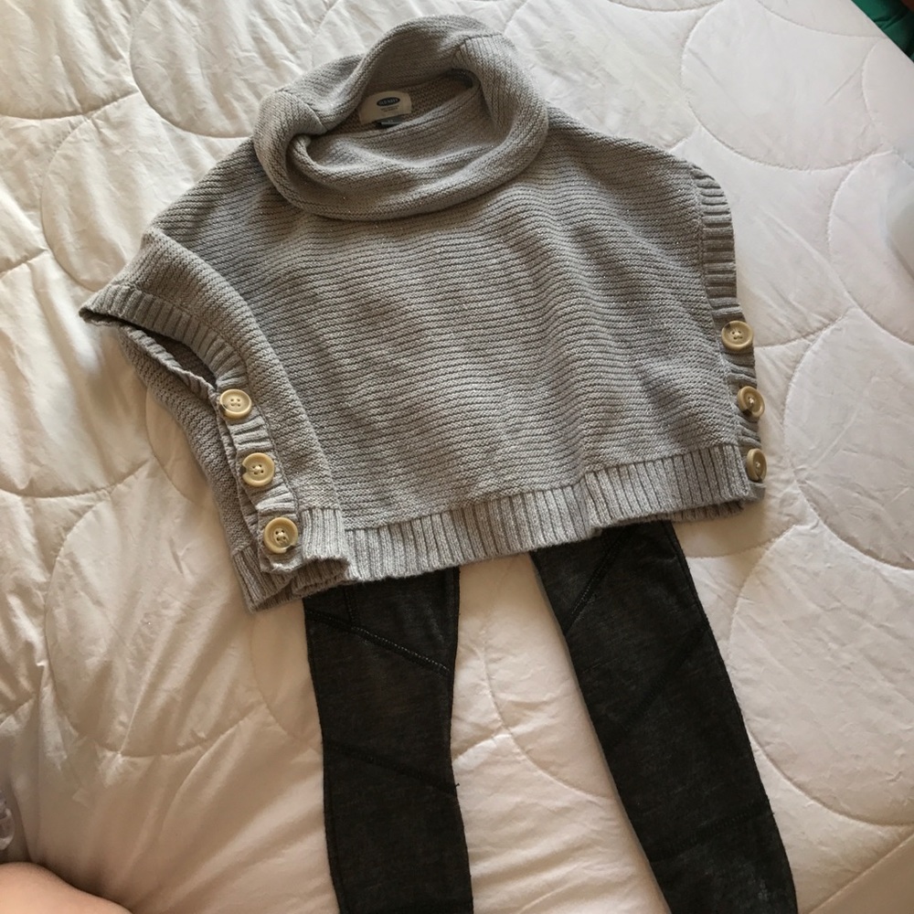 Super cute old navy poncho!