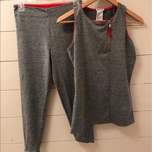 Danskin Grey Workout Set