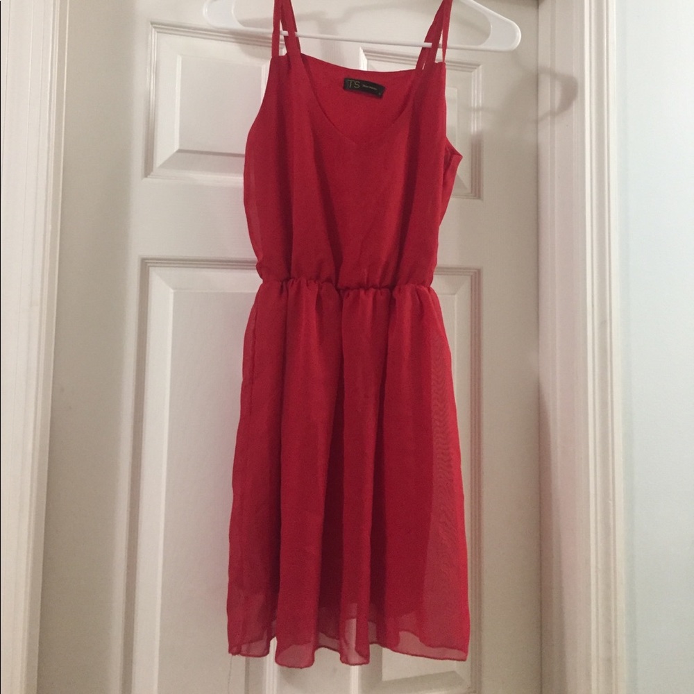 Red dress