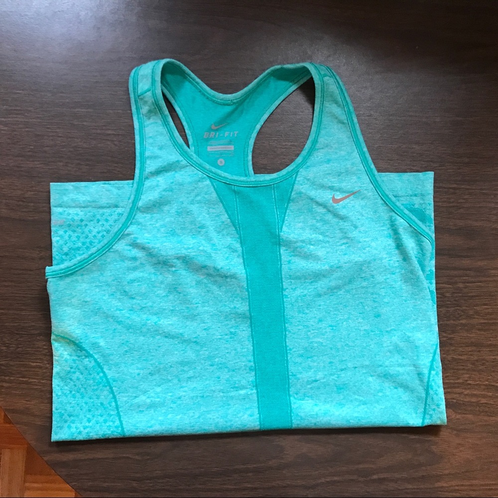 Turquoise Nike Tank Top