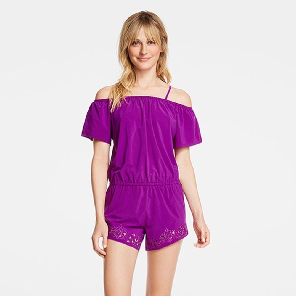 Fabletics Prue romper in magenta