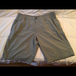 Grey Under Armour Golf Shorts