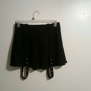 Royal Bones Suspender Skirt