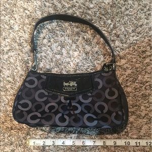 Coach signature collection miniature bag. New