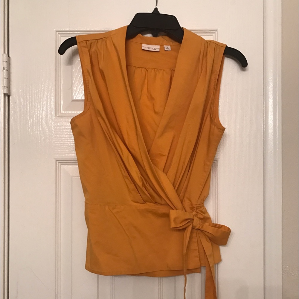 Eva Mendes, New York and Company, wrap blouse