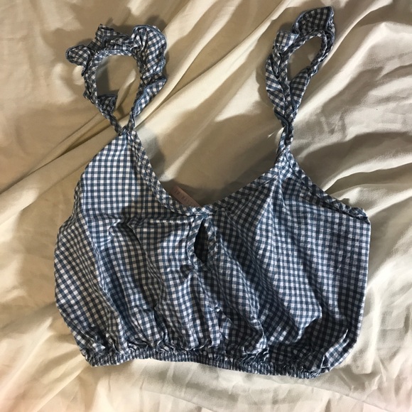 Charlotte Russe Tops - Charlotte Russe Gingham Ruffle Top Charlotte Russe Tops - Charlotte Russe Gingham Ruffle Top