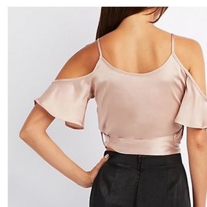 Charlotte Russe Tops - Charlotte Russe Cold Shoulder Crop Top Charlotte Russe Tops - Charlotte Russe Cold Shoulder Crop Top