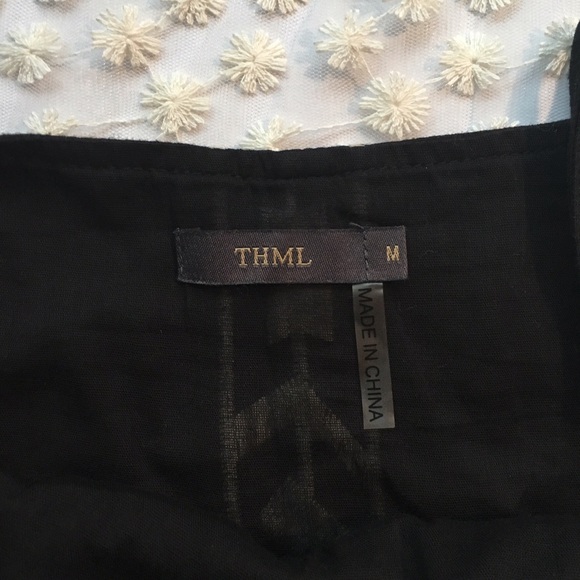 THML embroidered tribal Aztec spaghetti strap - Picture 6 of 7