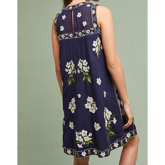 nwt // • Anthro Maeve Rosa Embroidered Dress - Picture 2 of 2
