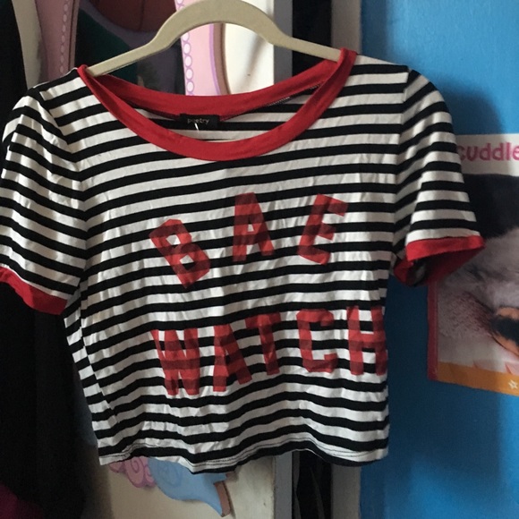 Tops - Bae watch crop top
