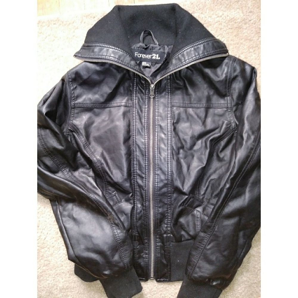 Forever 21 faux leather jacket