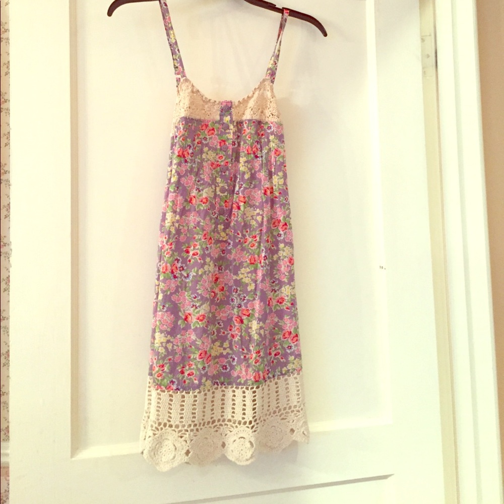 Flower crotchet summer dress!