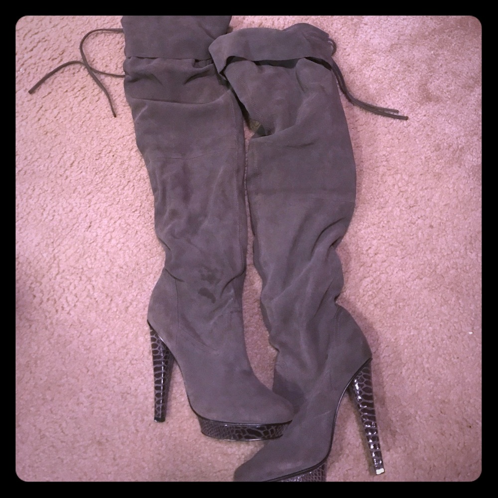 Thigh High Cuff Boots