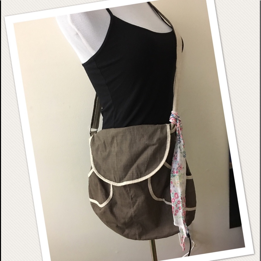 American Eagle Lightweight Crossbody  Brown Bag