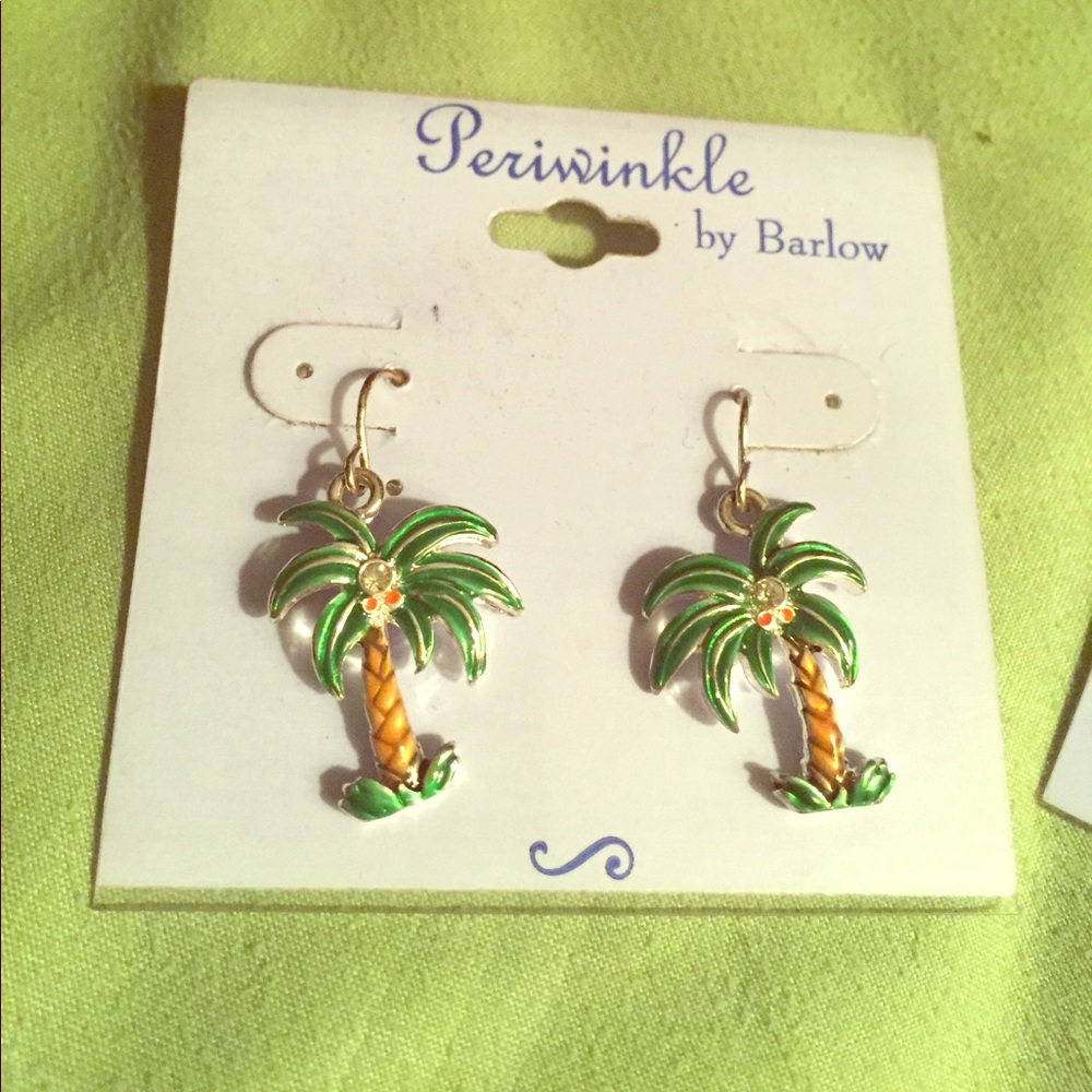 3 sets of tropical earrings
