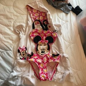 Swim suit one piece and matching cover up!! 😍