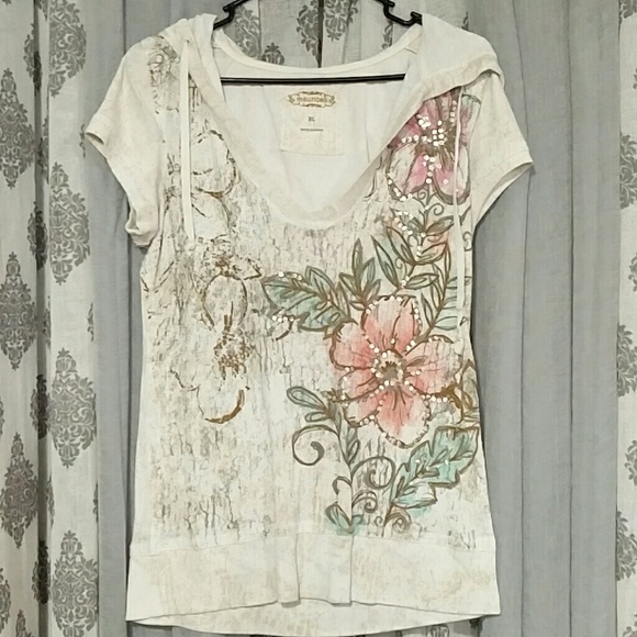 Sz XL cute hooded top - Picture 1 of 4