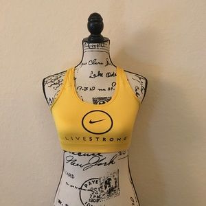Nike Livestrong sports bra
