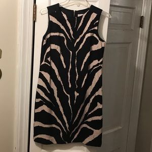 Zebra striped dress